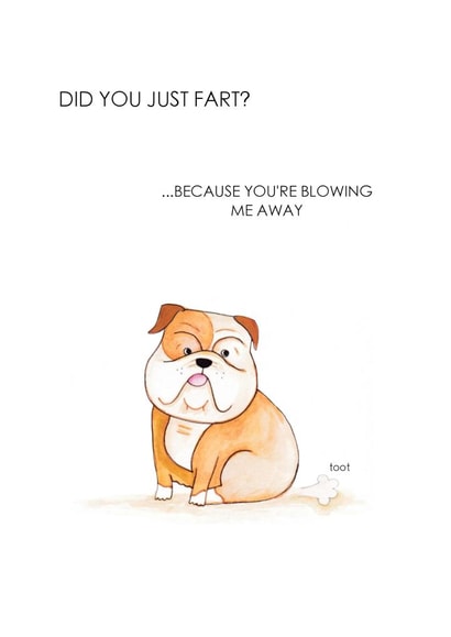 dog dogs Humour Card 1300 created by Hannah Venables