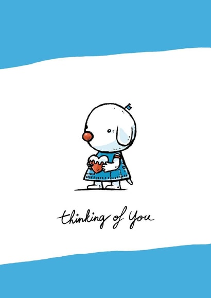 thinking of Thinking of you Card 1229 created by Julien Decaudin