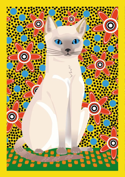 Cat folk Card 24096 created by Lorraine Stylianou