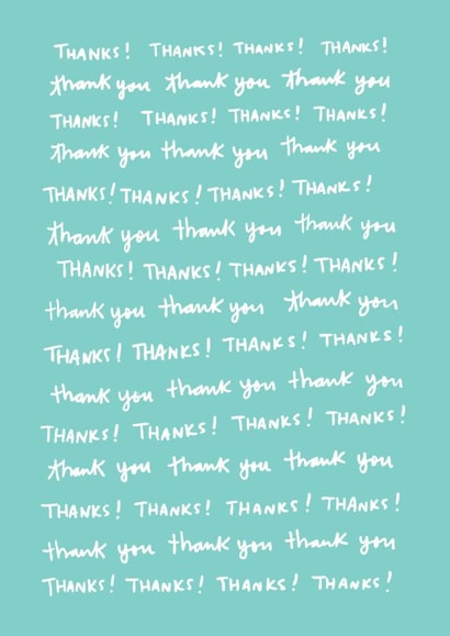 Thank You Thank You Thank You Card created by Angela Chick