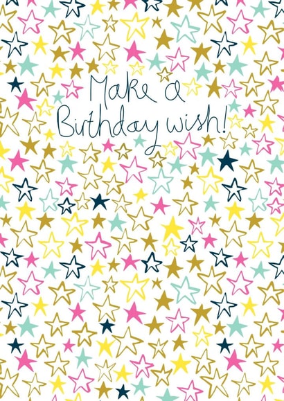 BIRTHDAY STAR Birthday Card 1664 created by Jessica Hogarth