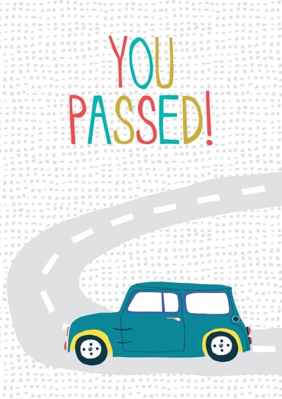 DRIVING test Congratulations Card 1668 created by Jessica Hogarth