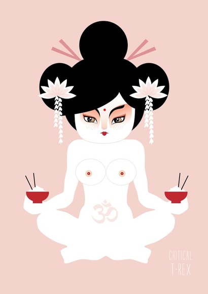 Geisha art Card 24186 created by Critical T-rex