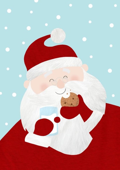 santa xmas Christmas Card 22559 created by Stephanie Nicholson