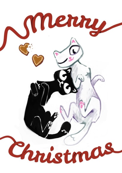 merry christmas Christmas Card 24172 created by Julia Hellgren