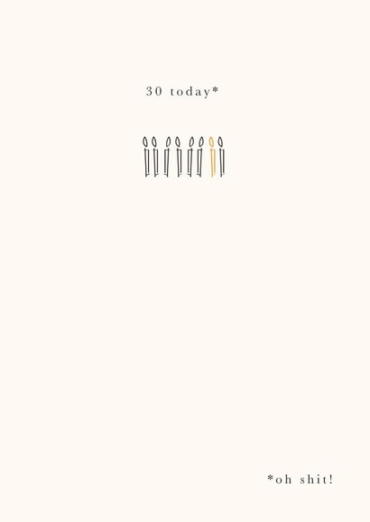 birthday 30 Birthday Card 1363 created by Megan Claire