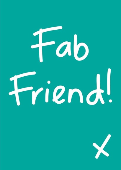 fab friend Thank You Card 1370 created by Megan Claire