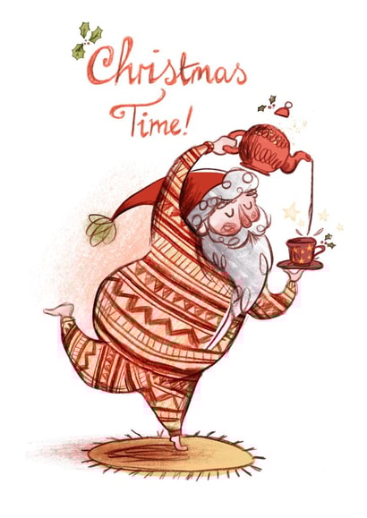 merry happy Christmas Card 24312 created by Rebecca Bagley