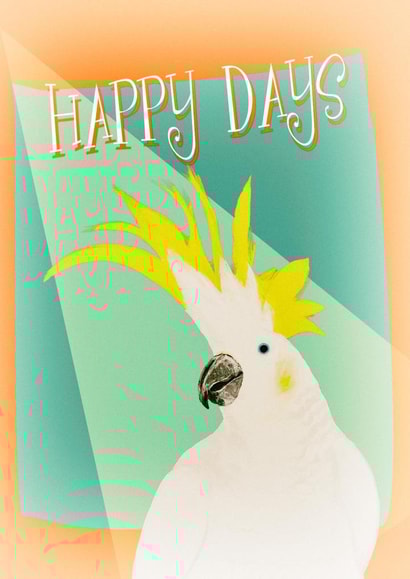 cockatoo happy Card 24393 created by Satty VerbArt