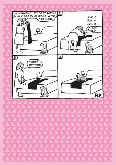 cat Mum Humour Card 1803 created by On The Prowl Cat Cartoons