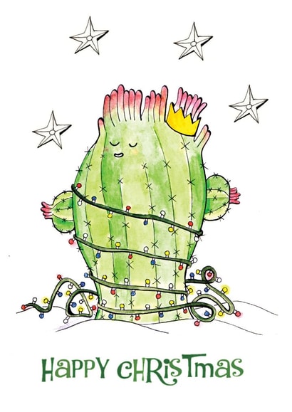 cactus christmas Card 24631 created by Vee Hartley