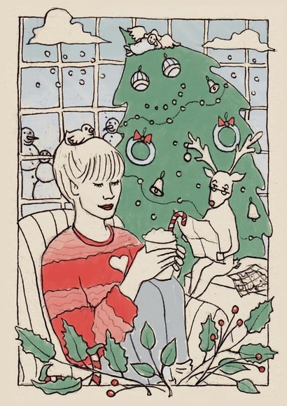 christmas cozy Card 23280 created by Nazli Brennan