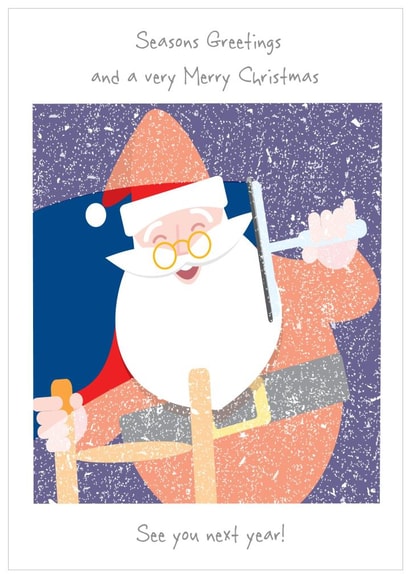 santa xmas Christmas Card 24007 created by Nick Diggory