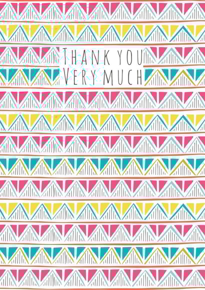 Thank-you thank Thank You Card 1671 created by Jessica Hogarth