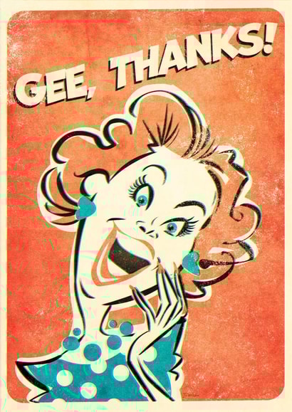 Thank you Thank You Card 1339 created by Daviz