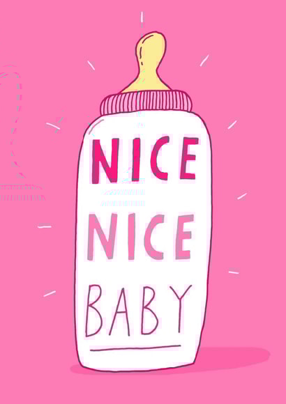 baby funny New Baby Card 2118 created by Charly Clements
