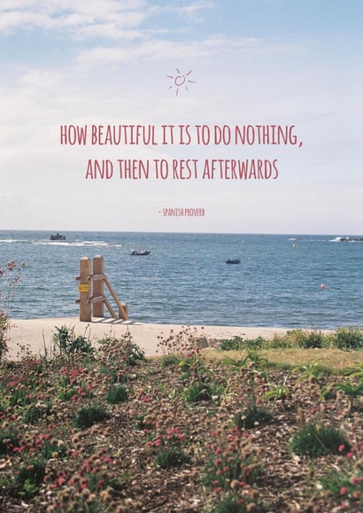 relax chill Just because... Card 24423 created by Jo Alfie Wimborne