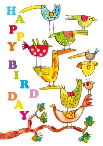 HAPPY BIRD-DAY BIRTHDAY created by Dave Sutton
