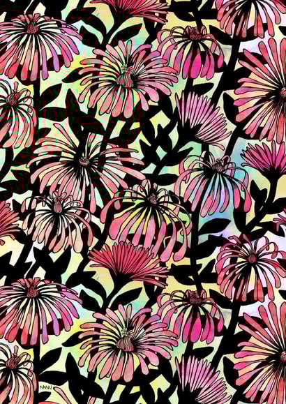 thinkingofyou floral Mother's Day Card 24573 created by Krishna Chavda