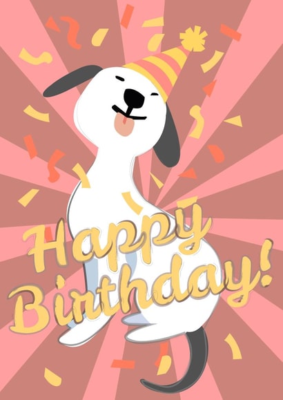 happy birthday Card 1654 created by Julia Hellgren