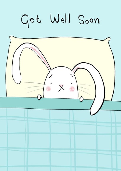 Gel well Get Well Card 2454 created by Louise Gardner