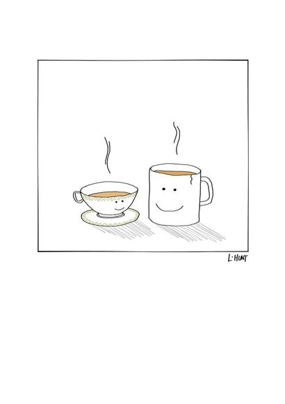 tea teacup Anniversary Card 25710 created by Lee Hunt