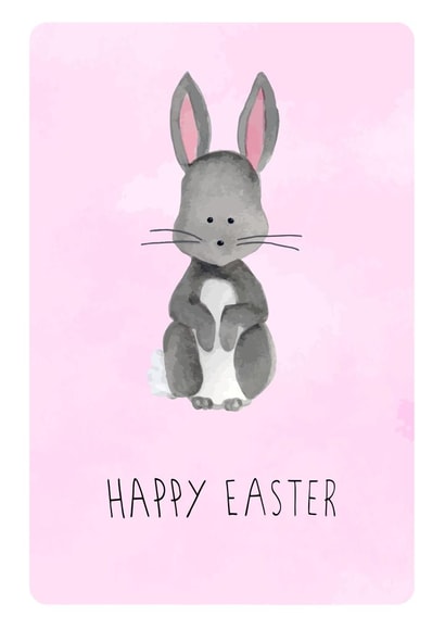 easter bunny Easter Card 1093 created by Kristy le Voy