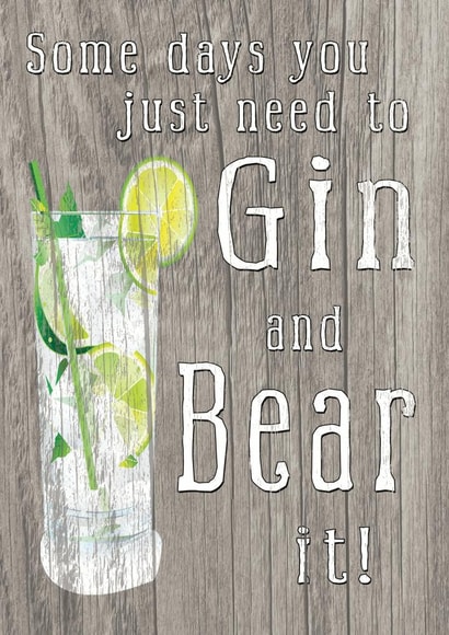 Gin G&T Thinking of you Card 3091 created by JellynBean
