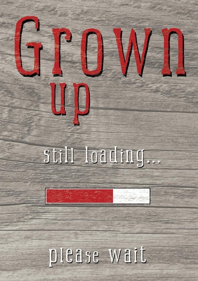 grownup funny Birthday Card 3093 created by JellynBean