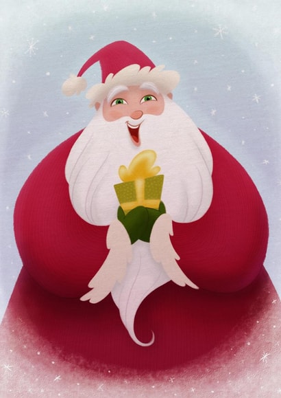 santa santaclaus Card 3601 created by Sarah Satrun