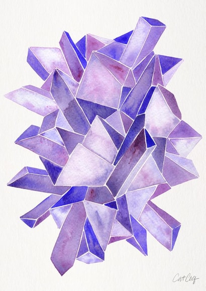 amethyst gem Card 26224 created by Cat Coquillette