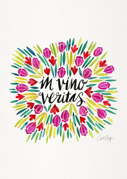 In Wine Just because... Card 3641 created by Cat Coquillette