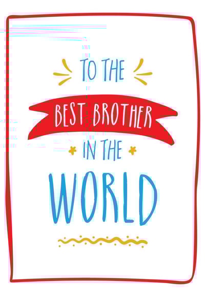 best brother Birthday Card 3387 created by Ivorymint cards