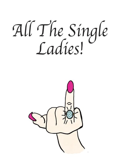 All the single ladies! - Beyonce engagement ring created by LosersInk