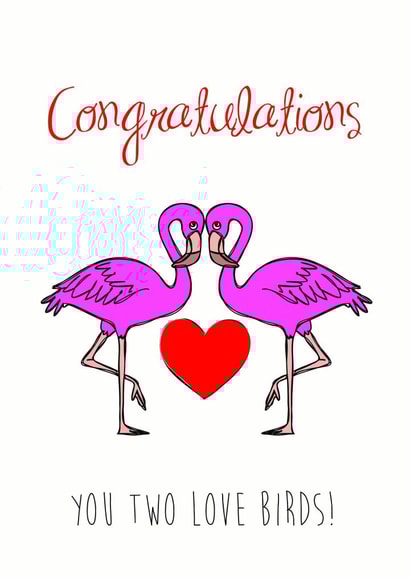 Love Congratulations Engagement & Marriage Card 26576 created by Jane Smedley