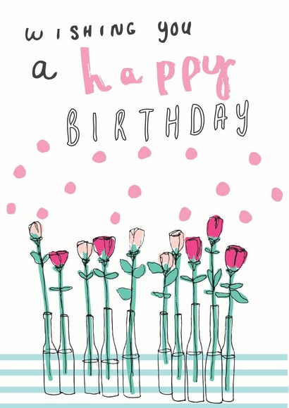 happy birthday Birthday Card 4130 created by Angie Browning