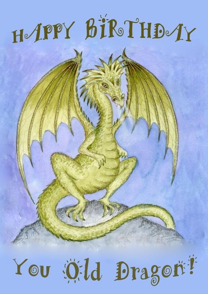 dragon happy Card 26587 created by Valerie Harrison