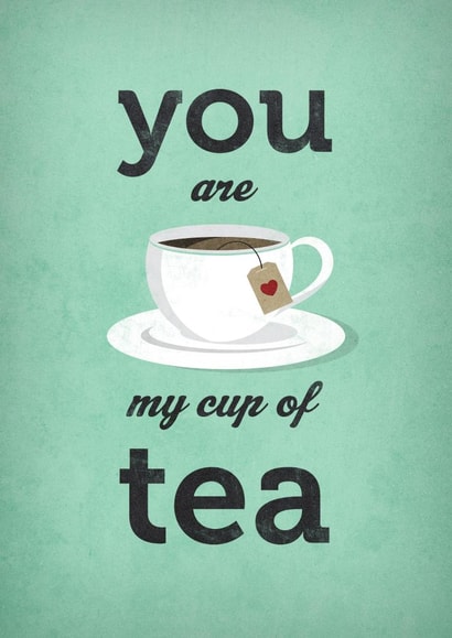 tea love Anniversary Card 26827 created by LATTE DESIGN