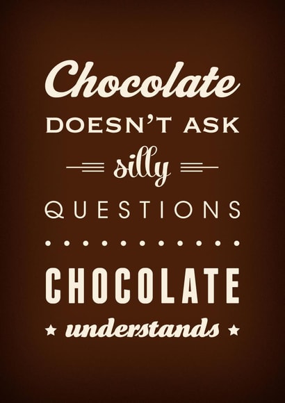 chocolate friendship Get Well Card 4422 created by LATTE DESIGN