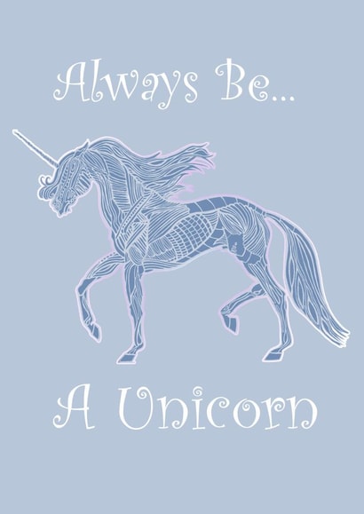 unicorn MALE Card 27019 created by Curiously Arty