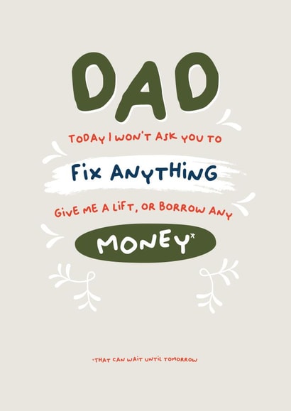 Today I won't ask you to fix anything created by PaperJam Print Co.