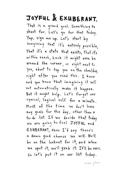 joyful goal Good Luck Card 3258 created by Marc Johns