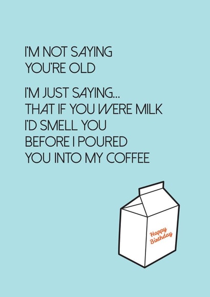 birthday oldage Birthday Card 4908 created by thunderpeep