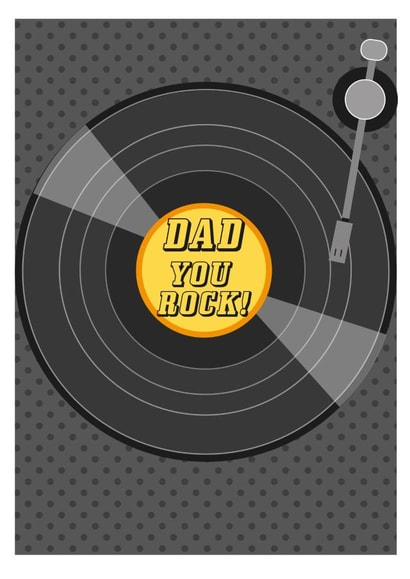 Dad you rock! created by Jon Higham
