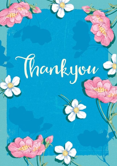 Thanks Vintage Thank You Card 2398 created by Siobhan at april rose