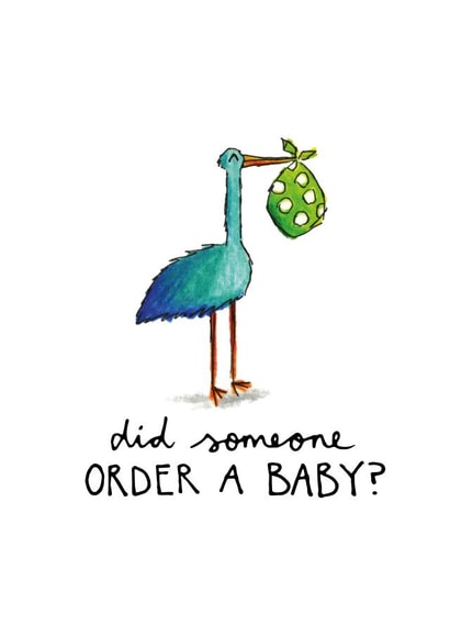 stork new New Baby Card 4923 created by Odd Socks