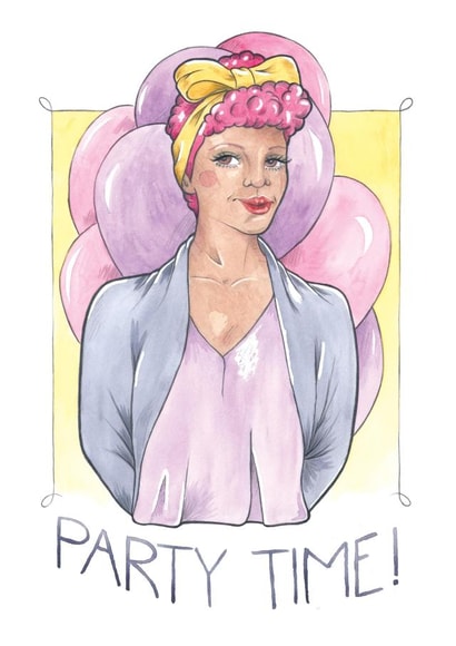 party balloons Congratulations Card 27702 created by A Rose Cast