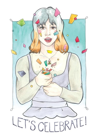 celebrate party Congratulations Card 27703 created by A Rose Cast