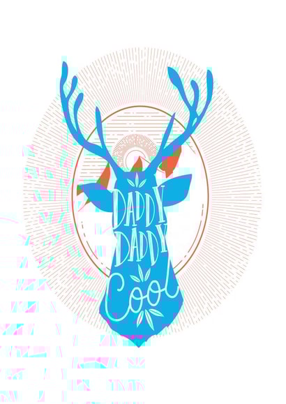 Dad Daddy Just because Card 27935 created by Gillian Maher