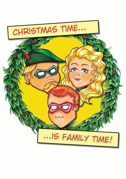 comic book Christmas Card 27740 created by House of Zinthos